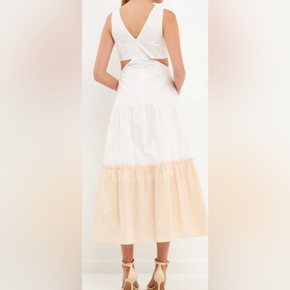 Endless Rose TWIST CUT OUT COLOR BLOCK MAXI - Picture 2 of 11